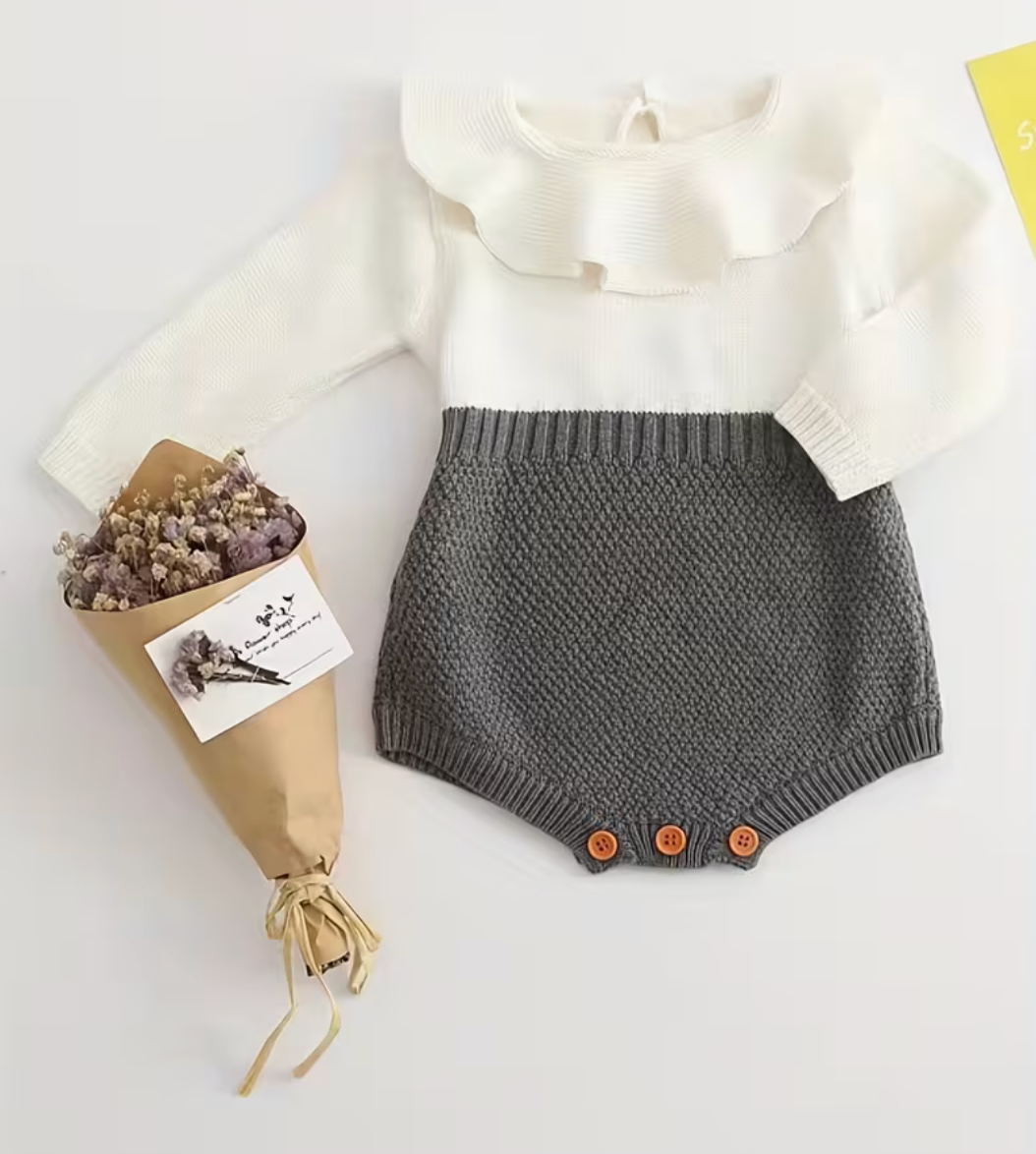 BODY MANGA LARGA TEJDIDO