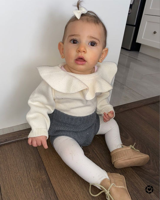 BODY MANGA LARGA TEJDIDO