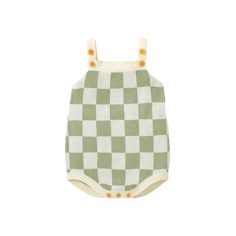 Pelele tejido cuadros