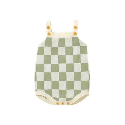 Pelele tejido cuadros