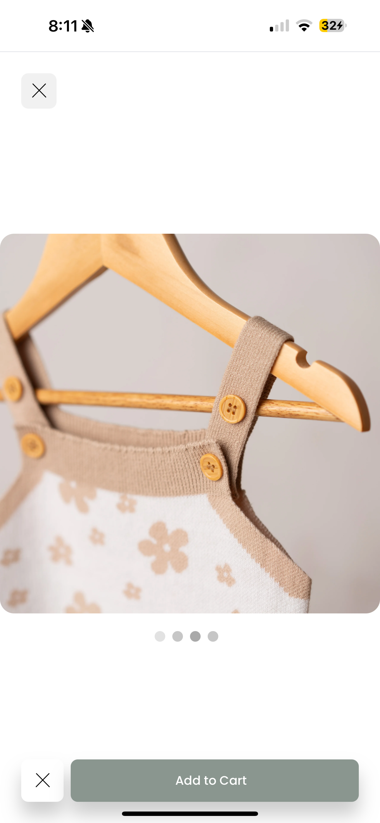 Pelele tejido floreado rosa