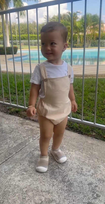 Romper tirante beige