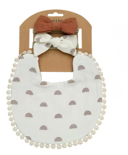 Babero reversible + vincha