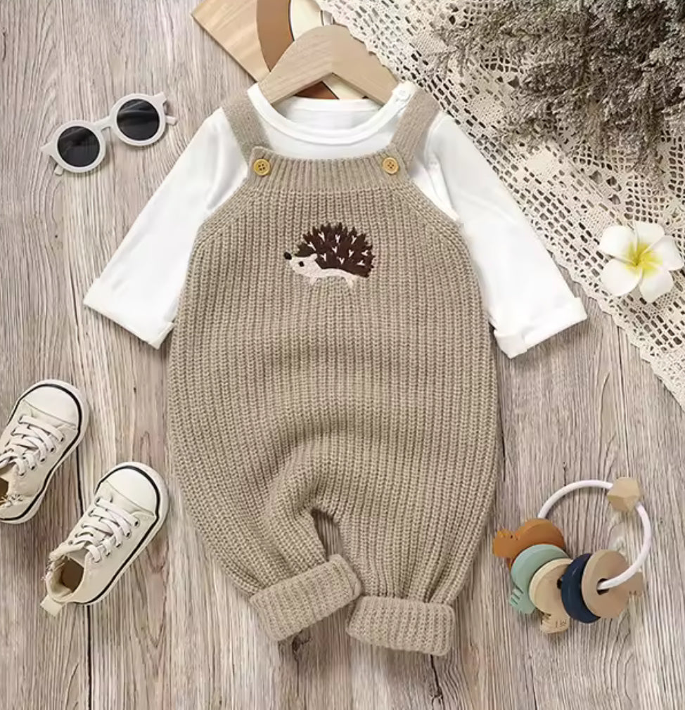 Enterizo tejido ardilla