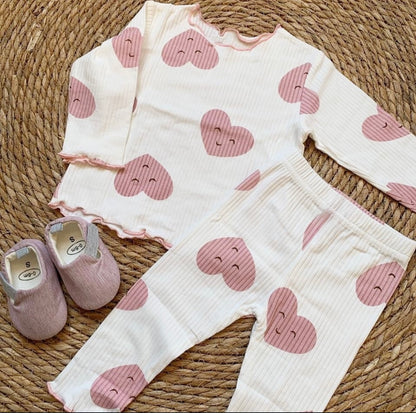 Pijama corazones